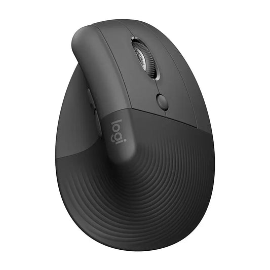 Mouse Vertical Ergonômico Logitech Lift Sem Fio Bluetooth com 4.000 DPI