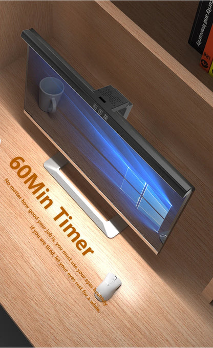 Luminária de Monitor Light Bar 50cm – Barra de Luz LED com Escurecimento Contínuo e Anti-Reflexo
