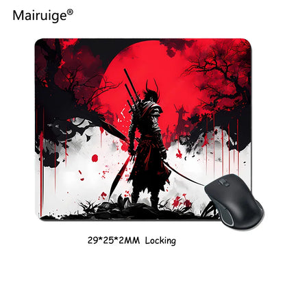 Mouse Pad Gamer Samurai Warrior XXL – Base Antiderrapante Impermeável