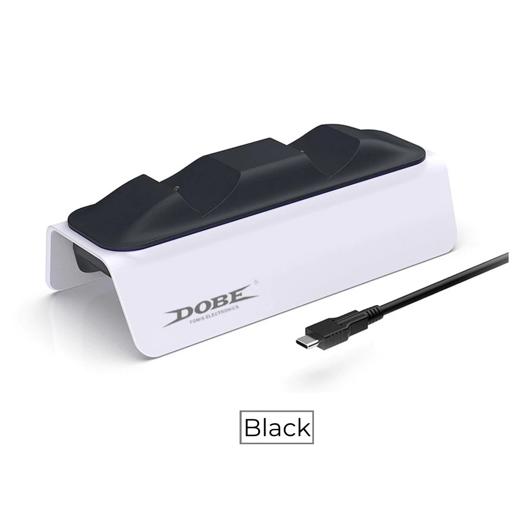Base Carregadora KOMIER para 2 Controles PS5 DualSense com Indicador LED