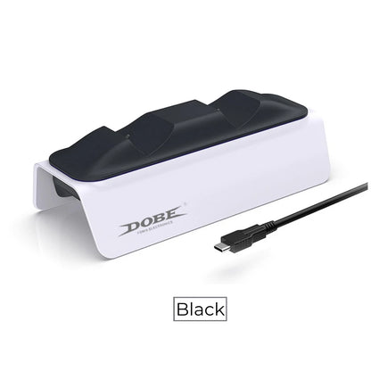 Base Carregadora KOMIER para 2 Controles PS5 DualSense com Indicador LED