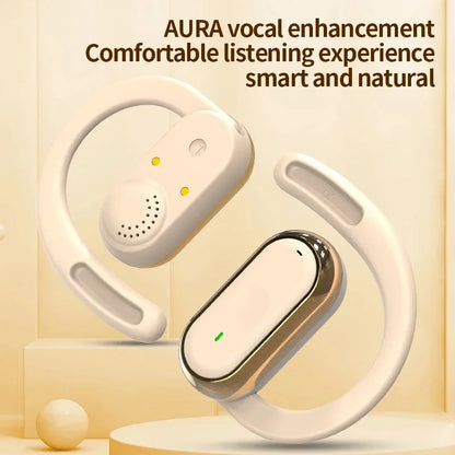 Fone de Ouvido Sem Fio Bluetooth 5.4 OWS Kebidu – Gancho Auricular Esportivo, Cancelamento de Ruído ENC e Bateria de até 20 Horas