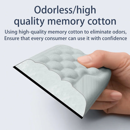 Apoio de pulso para teclado e mouse em espuma viscoelástica, suporte ergonômico para as mãos, ideal para notebooks e laptops.