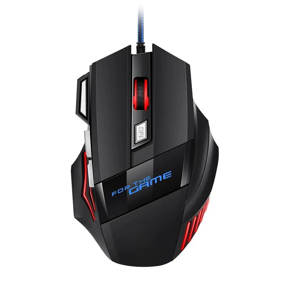 Mouse Gamer RGB 5500 DPI — 7 Botões