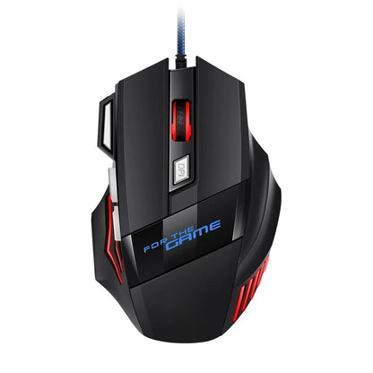 Mouse Gamer RGB 5500 DPI — 7 Botões