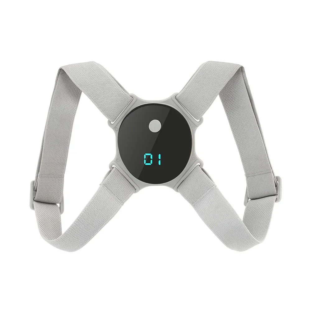 Corretor de Postura Inteligente dorimi J-3000 com Sensor de Vibracao e Tela LCD