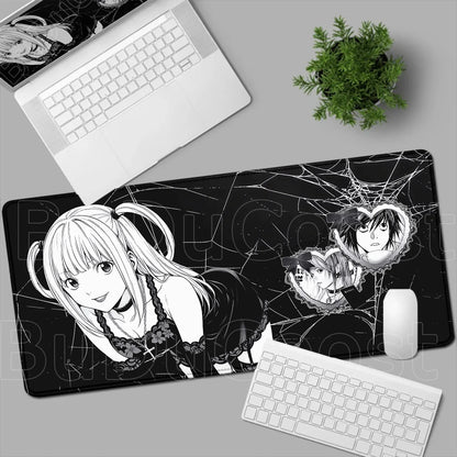 Mouse Pad Gamer Death Note – Light Yagami & Misa Amane XXL Speed