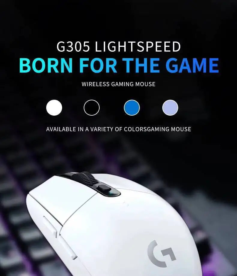 Logitech G305 LIGHTSPEED — Mouse Gamer Sem Fio 12.000 DPI