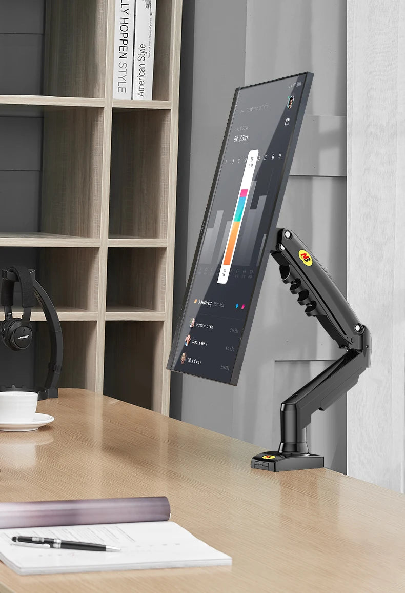 Suporte Articulado para Monitor com Pistão a Gás NB F80 (17" a 30")