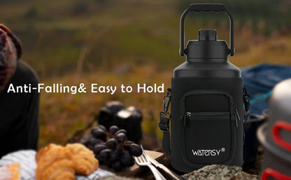 Garrafa Térmica Watersy em Inox 304 de Alta Capacidade com Alça de Alta Carga (64oz / 87oz / 128oz)