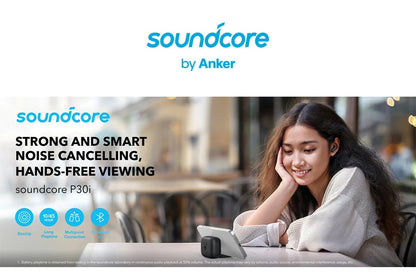 Soundcore P30i — Fone TWS Bluetooth 5.3 com ANC