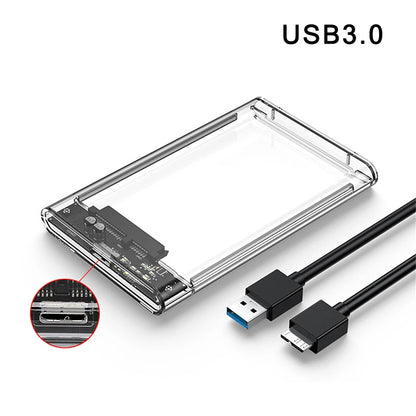 Case SATA 2,5″ Transparente USB 3.0/Type-C