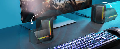 FIFINE A20 — Caixa de Som USB 2.0 com RGB