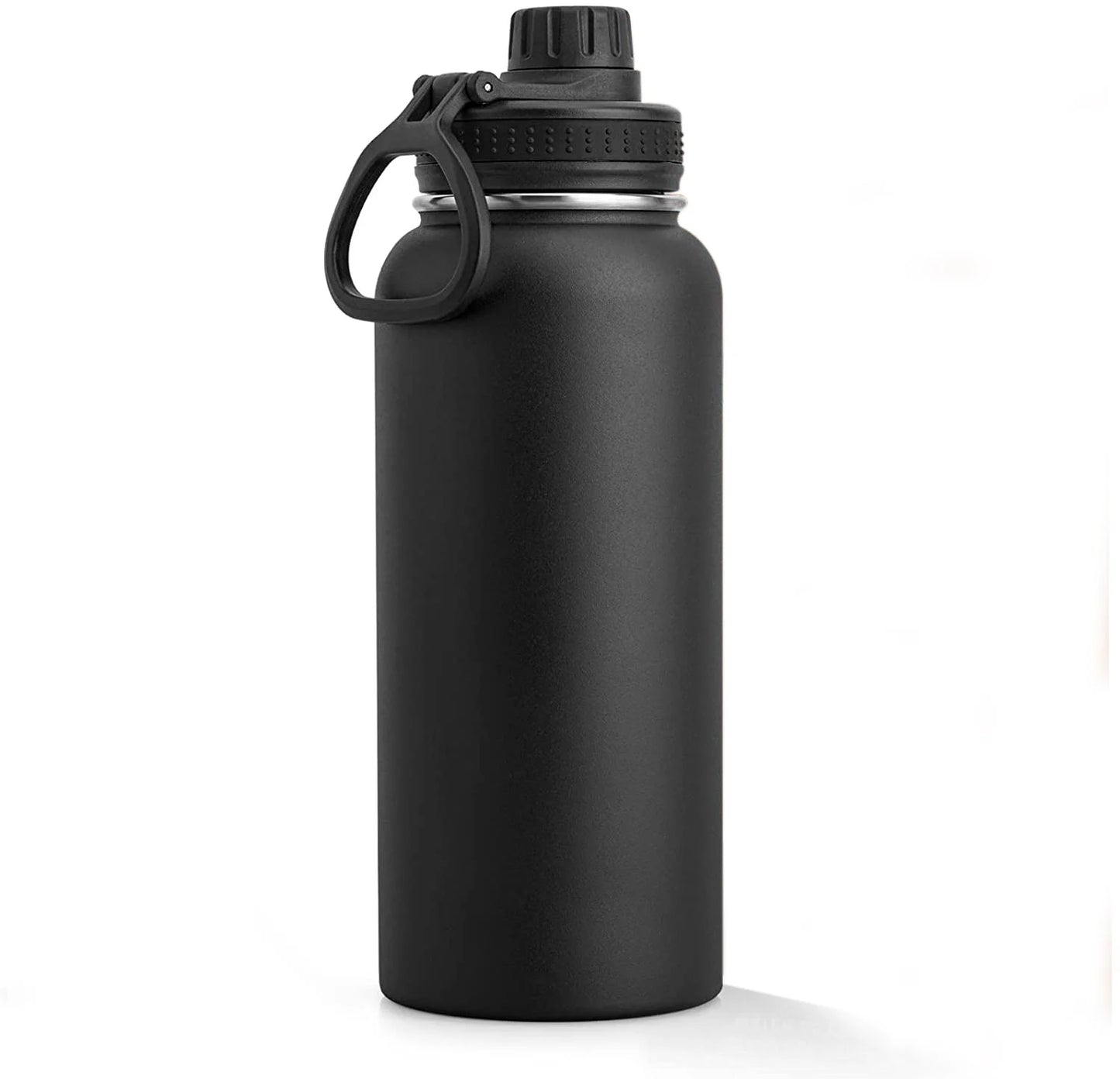 Garrafa Térmica Esportiva em Aço Inox 1000ml / 32oz Isolada a Vácuo com Tampa de Bico Hermética e Boca Larga