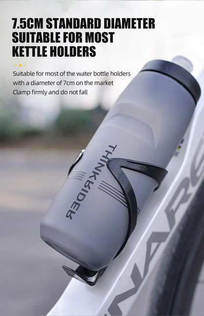 Caramanhola Squeeze ThinkRider em Polipropileno PP5 com Válvula Squeeze Jet e Protetor Contra Poeira (620ml / 750ml)
