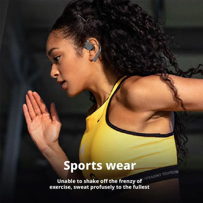 Fone de Ouvido Bluetooth 5.4 com Gancho Espetacular – Headset Esportivo e Empresarial de Alta Fidelidade