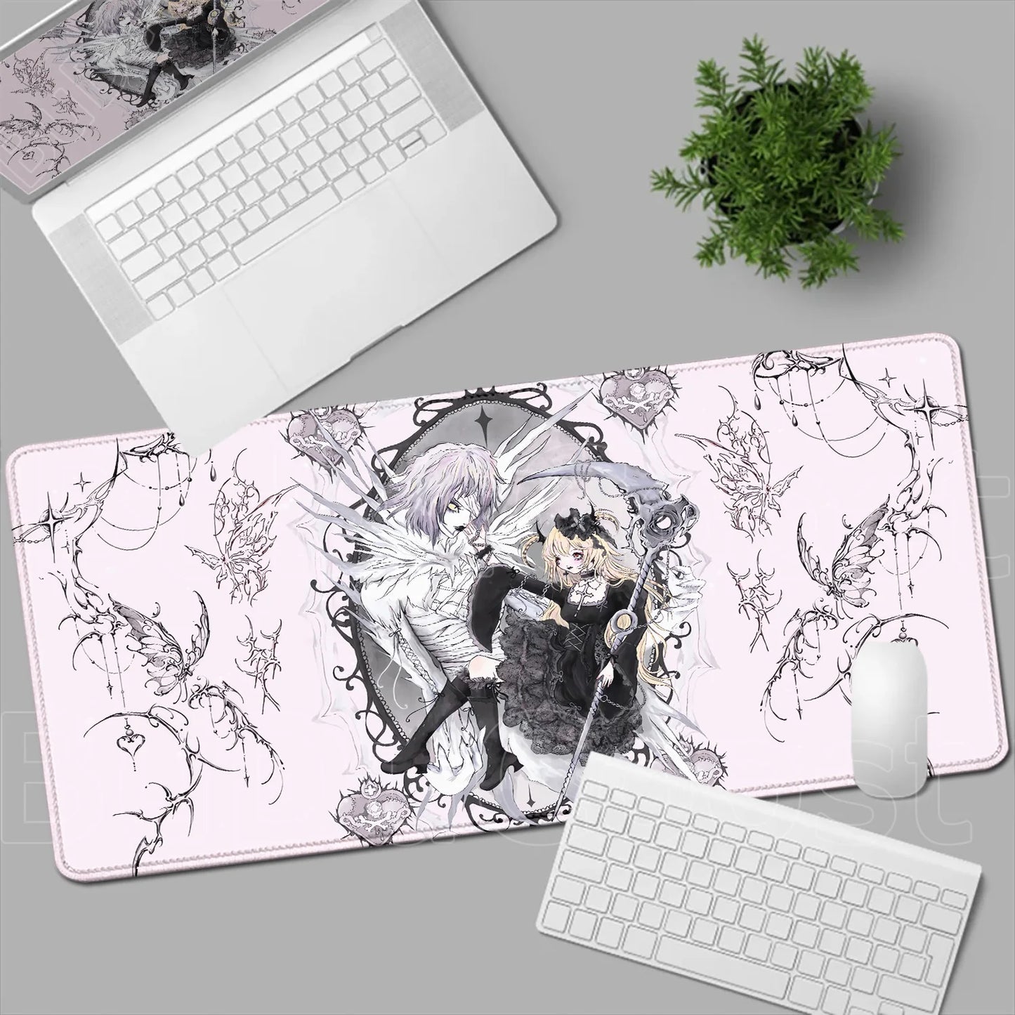 Mouse Pad Gamer Death Note – Light Yagami & Misa Amane XXL Speed