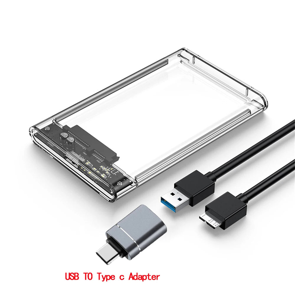 Congdi — Case Externo USB 3.0 para HDD e SSD SATA 2,5”