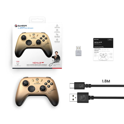 Controle Gamer GameSir Nova 2 Lite Champion Edition Sem Fio 1000Hz Hall Effect