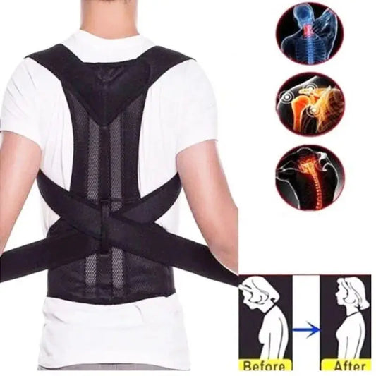 Colete Corretor Postural Reforcado com Suporte Lombar GOT-TOG