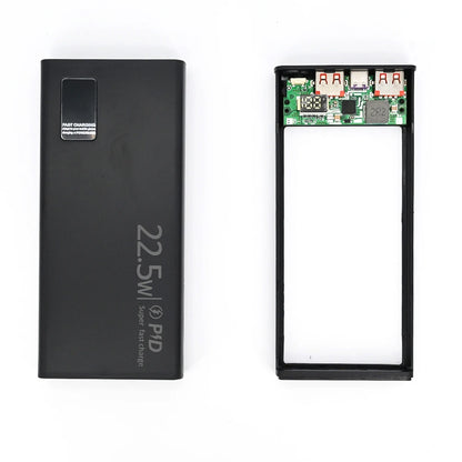 Kit Power Bank DIY diymore 20000mAh 22.5W com Display Digital para 2x Células 1260110