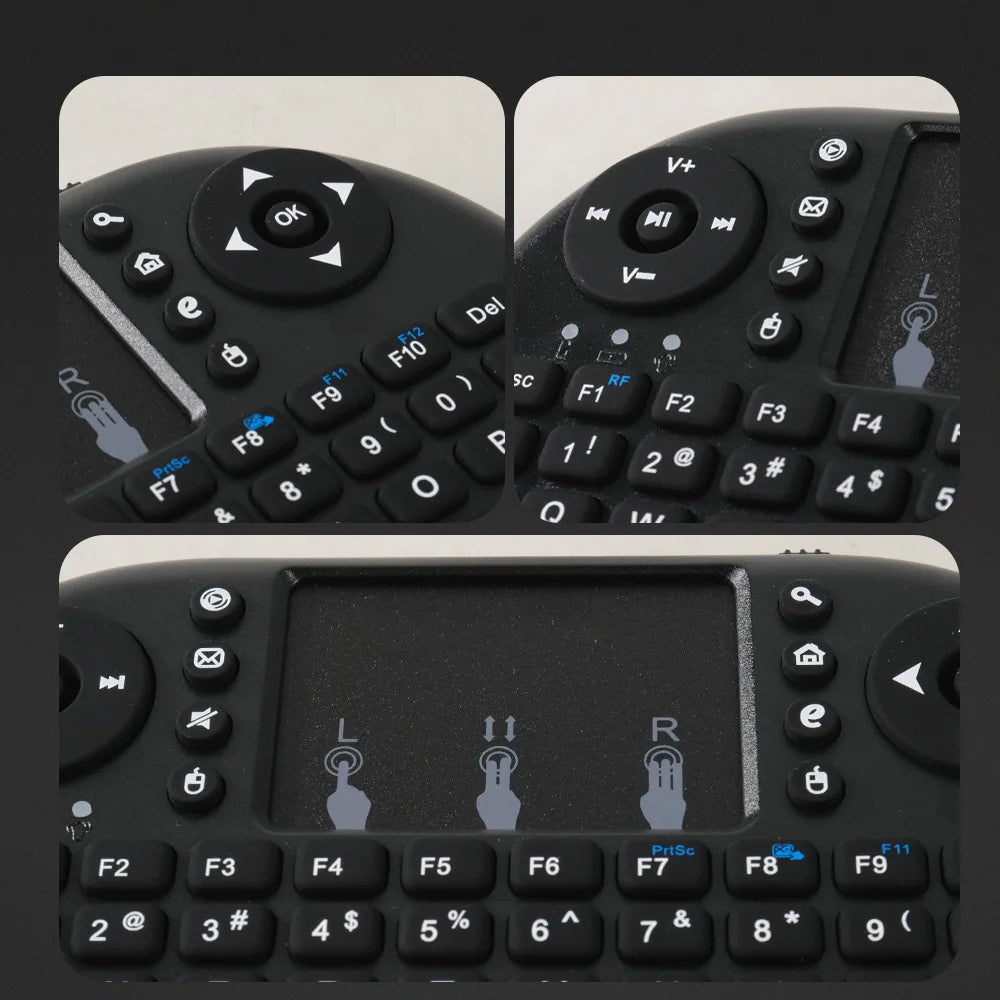 MRSVI i8 — Mini Teclado Sem Fio 2.4G com Touchpad