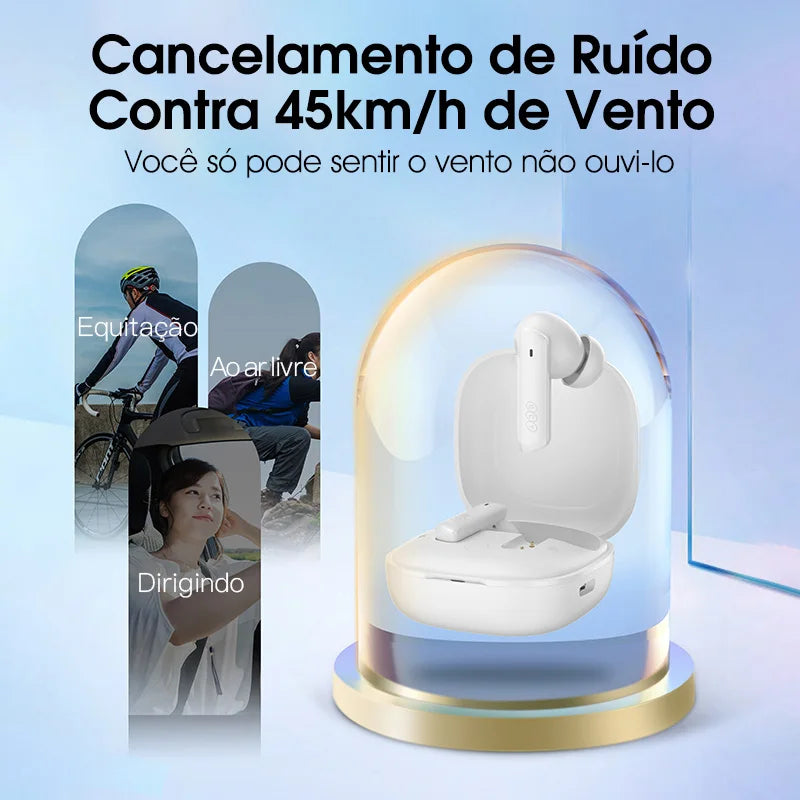 QCY HT05 MeloBuds ANC — Fone TWS Bluetooth 5.2 com ANC