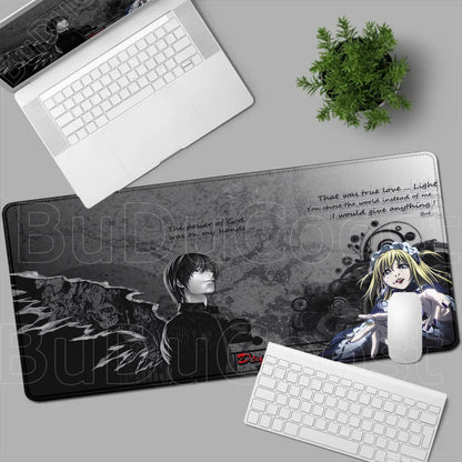 Mouse Pad Gamer Death Note – Light Yagami & Misa Amane XXL Speed