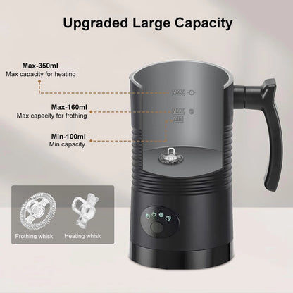 Espumador e Aquecedor de Leite Automático raugee 4 em 1 6500 RPM 220V