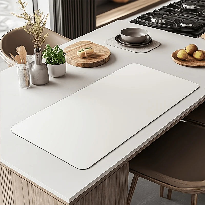 1 unidade de tapete de rato grande em couro sintético, antiderrapante e impermeável, ideal para escritório e mesa. Fácil de limpar.