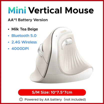 UGREEN — Mouse Vertical Ergonômico Sem Fio 4000 DPI