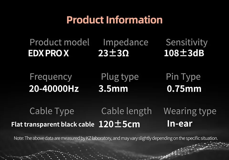 KZ EDX Pro X — Fone In-Ear com Microfone