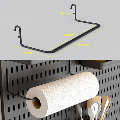 Painel Pegboard Gamer Organizador de Parede – Kit Completo com Suportes, Prateleiras e Ganchos para Setup