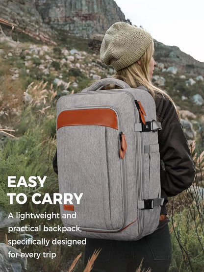 Mochila de Viagem Expansivel 40L Aprovada para Voo MOZHI