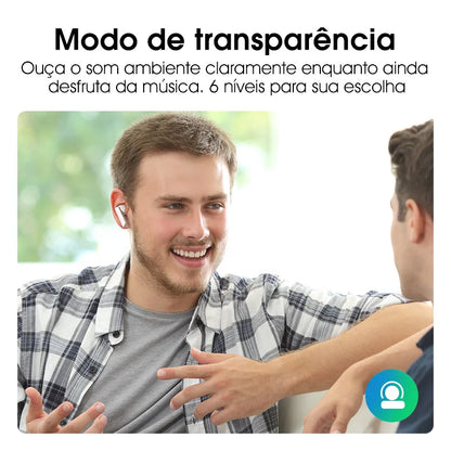 QCY HT05 MeloBuds ANC — Fone TWS Bluetooth 5.2 com ANC