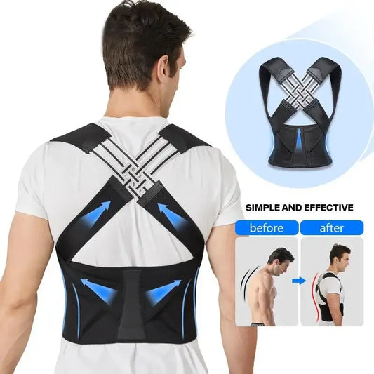 Corretor de Postura Abdominal e Alinhador de Coluna Soft Shell