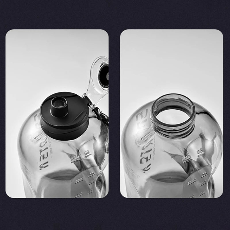 Garrafa Galão Esportiva em Tritan de Alta Capacidade com Canudo e Alça (1.7L / 2.7L)