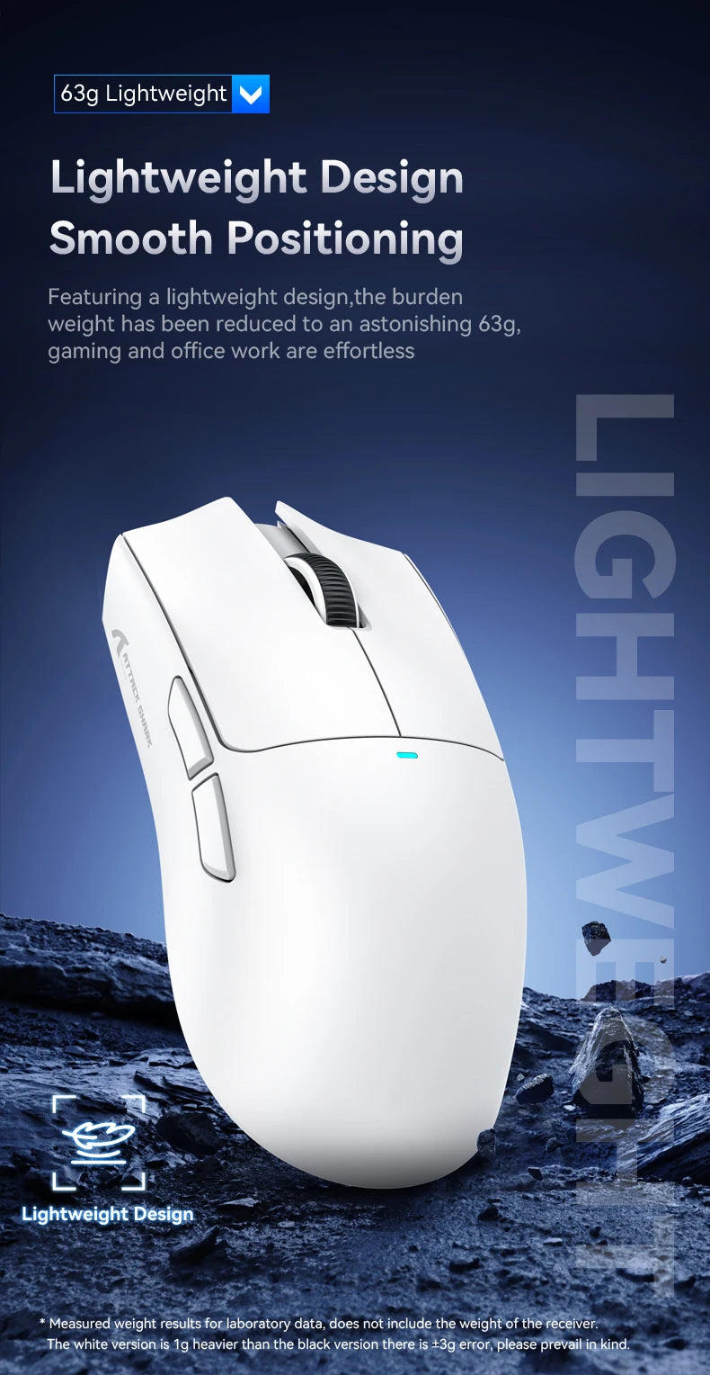 Attack Shark X11SE — Mouse Gamer Tri-Mode