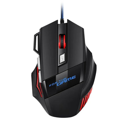 Mouse Gamer RGB 5500 DPI — 7 Botões