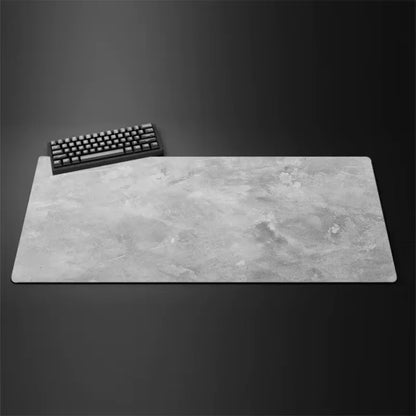 Mouse Pad Desk Mat Minimalista Cinza XXL – Superfície Control e Costura Reforçada