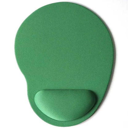 Mousepad ergonômico com apoio de pulso, confortável e antiderrapante, para PC e laptop.