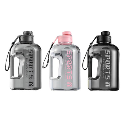 Garrafa Galão Esportiva em Tritan de Alta Capacidade com Canudo e Alça (1.7L / 2.7L)
