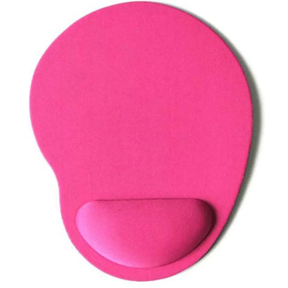 Mousepad ergonômico com apoio de pulso, confortável e antiderrapante, para PC e laptop.