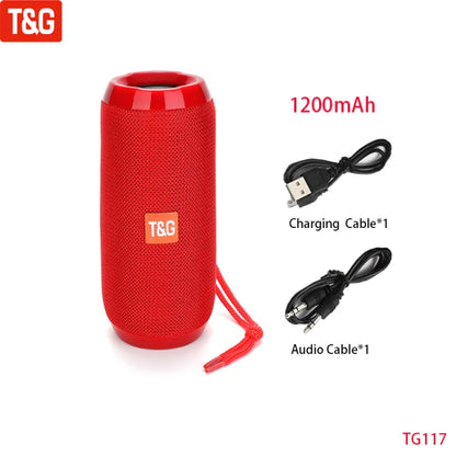 Caixa de Som Bluetooth T&G TG117 10W
