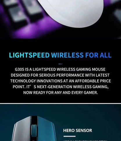 Logitech G305 LIGHTSPEED — Mouse Gamer Sem Fio 12.000 DPI
