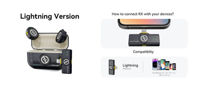 LARK M2 — Microfone de Lapela Sem Fio com ENC