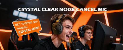 NUBWO G06 — Headset Gamer Sem Fio 2.4GHz + Bluetooth 5.3