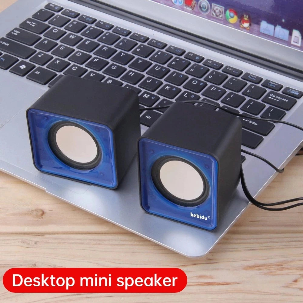 Caixa de Som USB 2.0 para PC — Estéreo Compacta