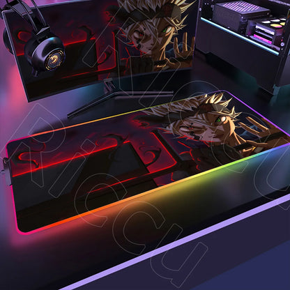 Riccu — Desk Mat RGB Gamer XXL 900 × 400 mm