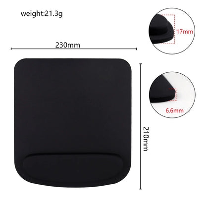 Mousepad para jogos de computador, ecológico, ergonômico, com apoio para o pulso, cor sólida, confortável, ideal para uso no escritório.